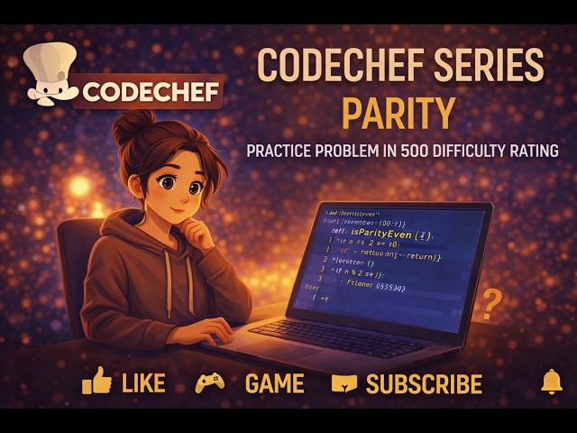 CodeChef Parity Solution | 500 Difficulty Practice Problem
