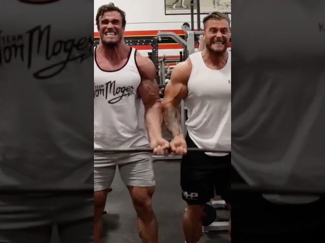 Calum Von Moger tears Bicep curling 400lbs with C Bum. Watch UNBROKEN on Patreon.com/GenerationIron