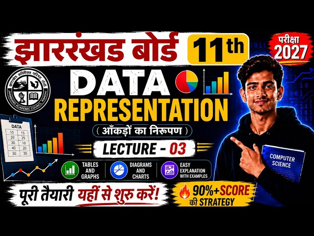 Jharkhand Board class 11 Computer Science  2027 | Data Representation | class 11 computer science