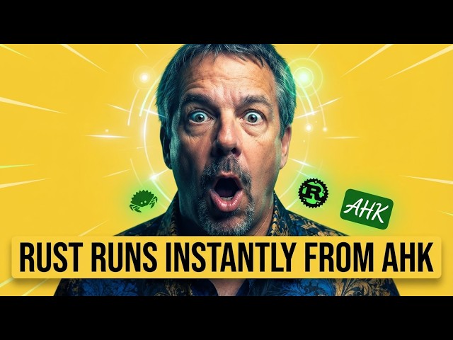 3️⃣ Ways to Run Rust from AHK Instantly 🚀