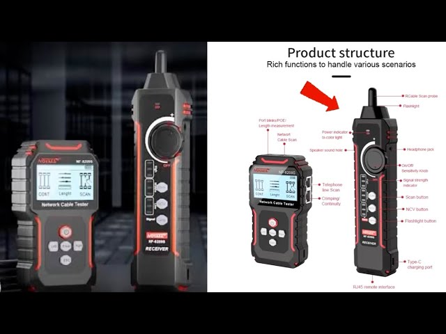 Find an Ethernet cable fast with a Network Cable Tester and Tracer