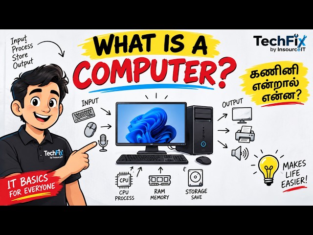 What Is a Computer? 💻 Computer Basics | TechFix