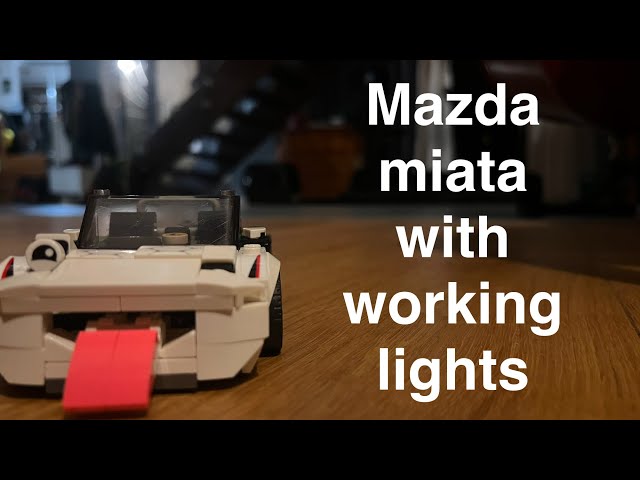 Mazda miata lego tutorial