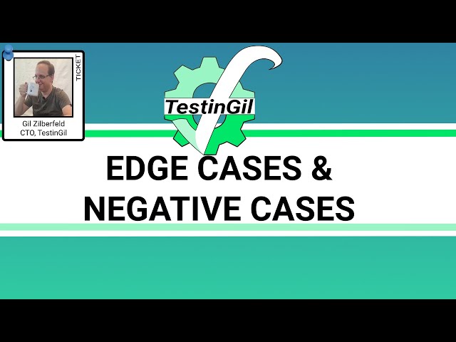 Edge Cases & Negative Cases