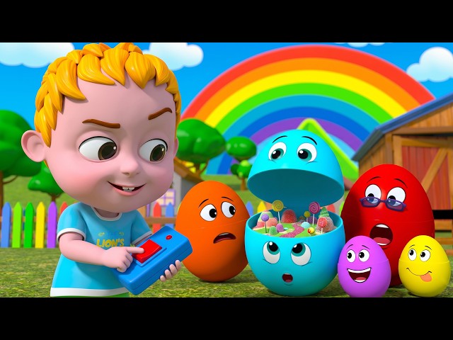 Surprise Eggs On The Farm | Fun Learning With Colorful Eggs For Kids | Zelly – Nursery Rhymes