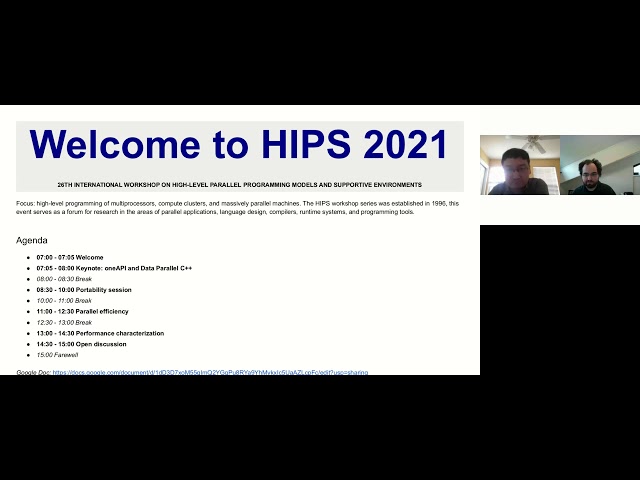 Welcome to HIPS: 26TH WORKSHOP ON HIGH-LEVEL PARALLEL PROGRAMMING MODELS AND SUPPORTIVE ENVIRONMENTS