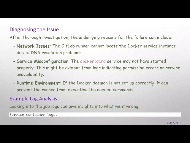 Troubleshooting GitLab Runner Not Detecting Docker: A Solution with Kaniko