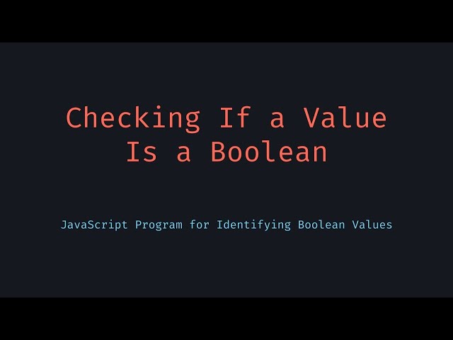 Check Native Boolean
