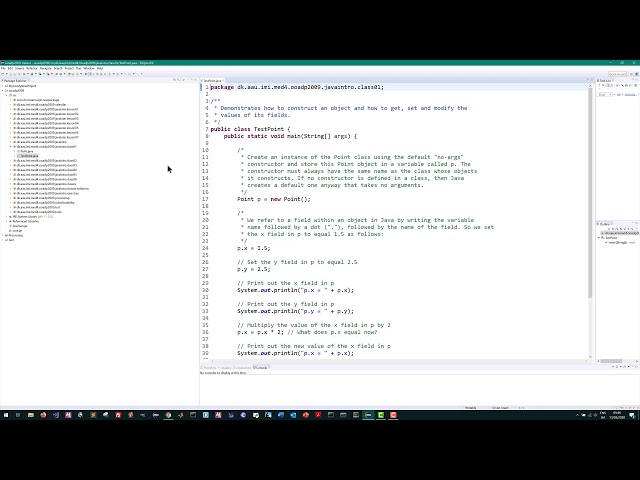 Object-Oriented Programming in Java - Lesson 1: No-args constructor, accessing fields