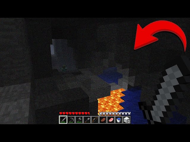 IT'S 2010 AND IT'S YOUR FIRST CAVE IN MINECRAFT ALPHA... 🥺