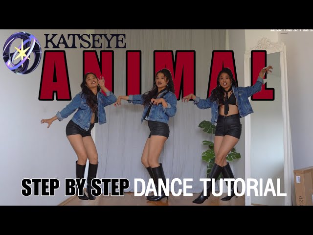 KATSEYE ''ANIMAL'' Step By Step Dance Tutorial | Explained