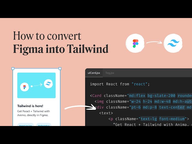 How to convert Figma into Tailwind CSS