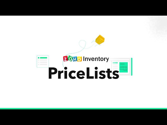 Price Lists | Zoho Inventory