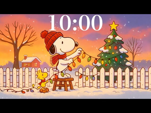 10-Minute Snoopy Focus Timer — Custom Cozy Productivity Session