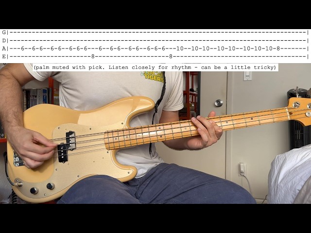 sorry ghost - marathons [Tutorial de Bajo con Tabs]