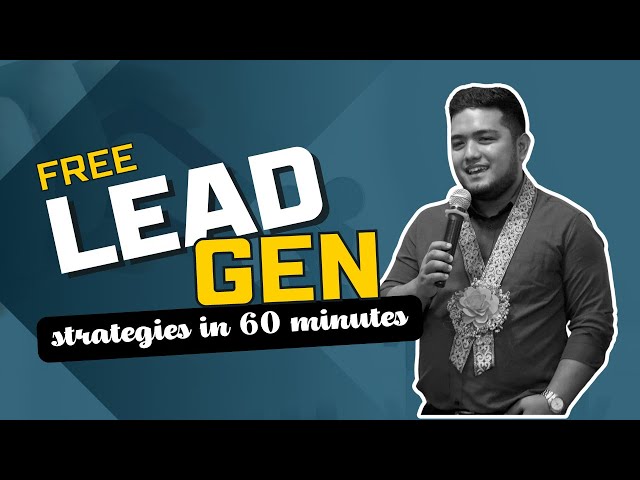 FREE Lead Generation Training For Pinoy VA/Freelancers in 60 Minutes!