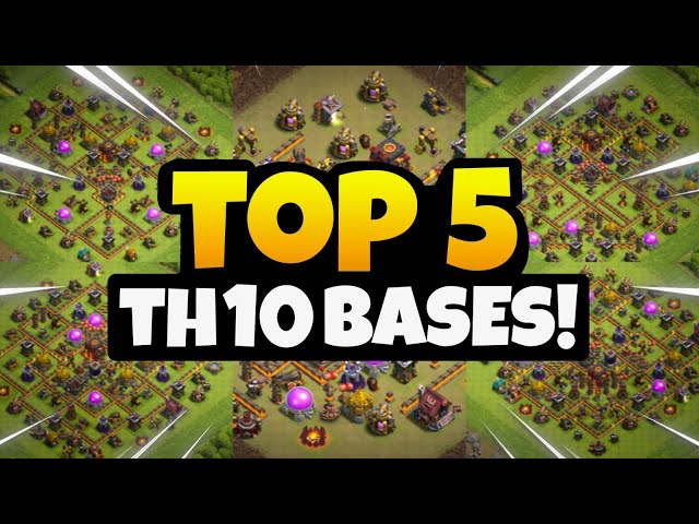 NEW BEST TH10 Base Layouts for 2026! + Links