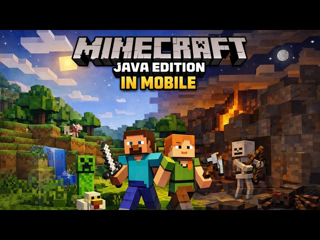 How to play Minecraft Java in mobile 👍🪩