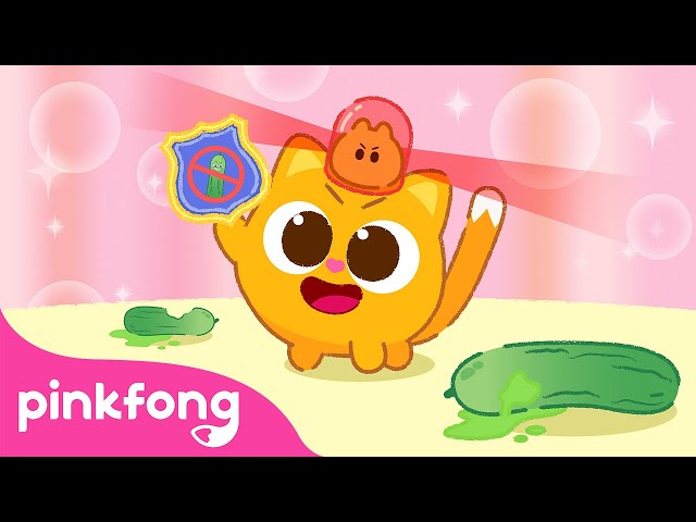 Ninimo, the Cucumber Patrol 🚨🥒🚫 | Watch out, its cucumber! | Fun Ninimo Song | Pinkfong