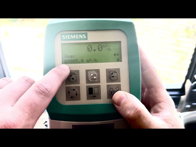 How to change the flow rate units on a Siemens Mag6000 Transmitter - By Mercom Water Products