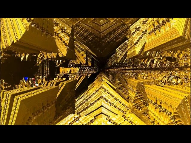 Mandelbox fast flight to a different cube than original