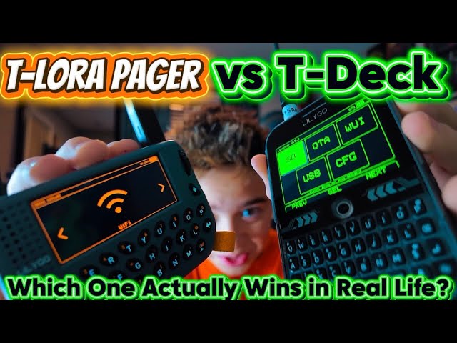 LILYGO T-LoRa Pager vs T-Deck — The Ultimate ESP32 Battle!