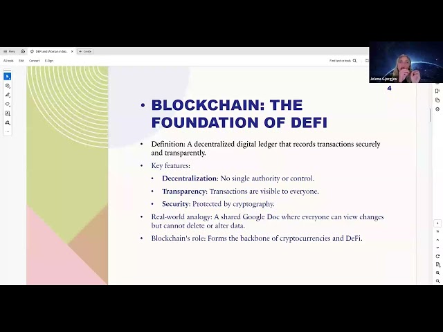 Masterclass Session: DeFi and Women in Blockchain