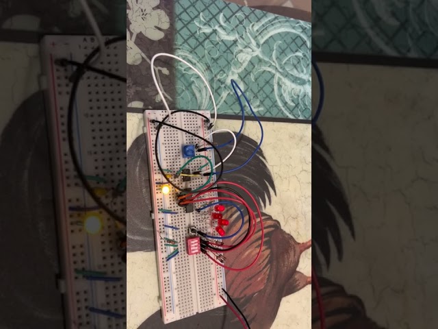 4-bit  full binary counter