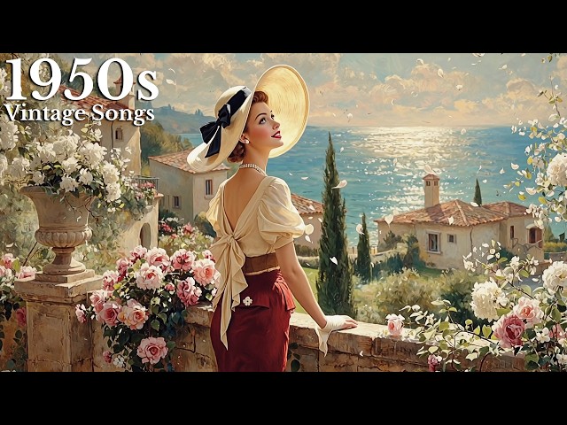 Café Romántico de Primavera en Amalfi - Años 50 | Canciones Vintage Nostálgicas
