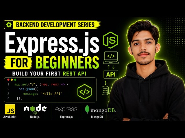 Express.js Full Course for Beginners 🔥 | Build Your First REST API (2026)