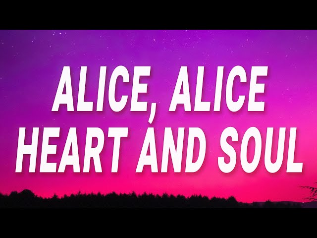 PEGGY - Alice Alice heart and soul (ALICE) (Lyrics)