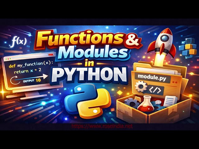 Functions and Modules in Python - Python for Data Science