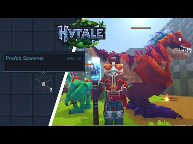 I Got The First Rare Illegal Block In Hytale +How To Get Pet hostile Mobs & More.