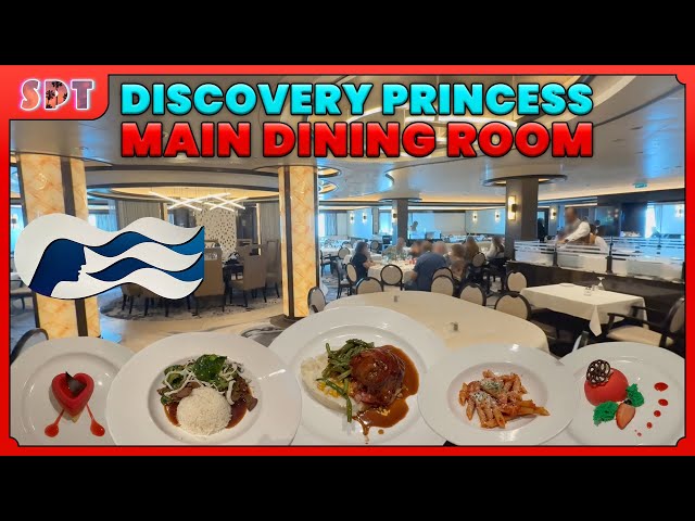 Check out the INCLUDED Food Offered in Main Dining Room on Princess Cruises!🚢