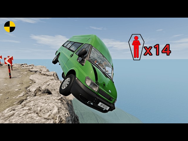 Realistic High-Speed Car Crashes in BeamNG.drive #162 | Ultra Detailed Crash Compilation