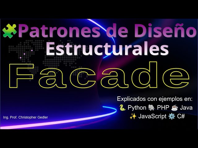 🧩 Patrones de Diseño Estructurales - Patrón Facade