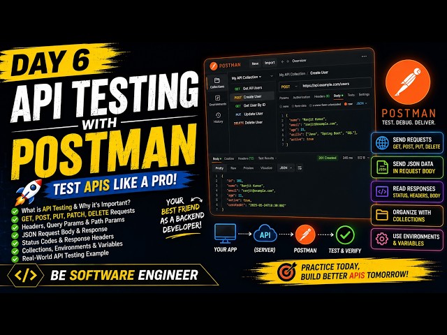 API Testing with Postman for Java Developers | Day 6