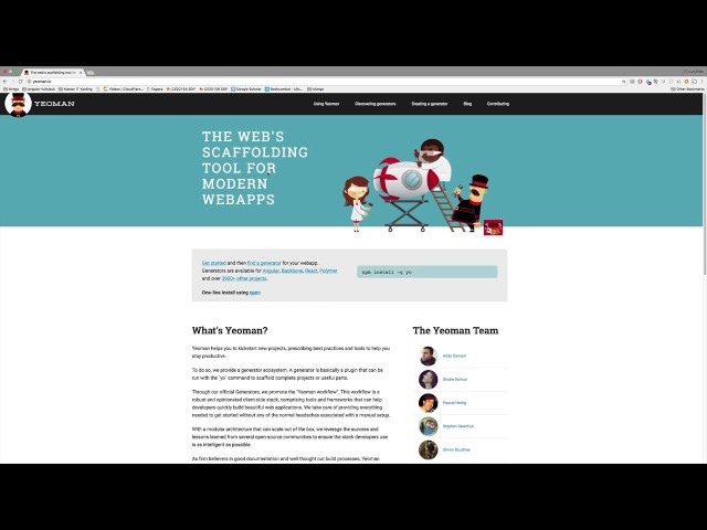 Yeoman Introduction