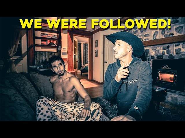 (WE WERE FOLLOWED HERE!) TERRIFYING NIGHT INSIDE HAUNTED CABIN | SOMETHNG IS VERY WRONG