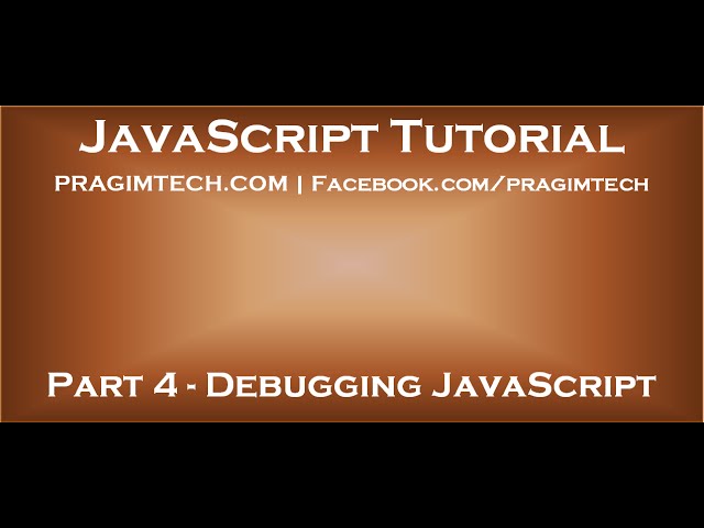 How to debug javascript in visual studio