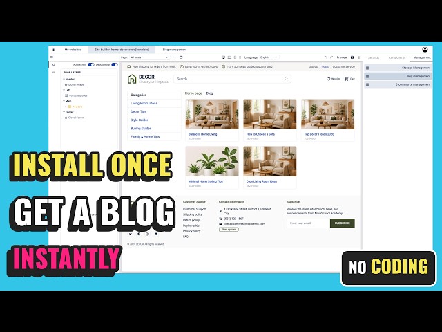 Install the Blog Module in Tumpixel | Automatically Generate Blog Pages, Post Details & Categories