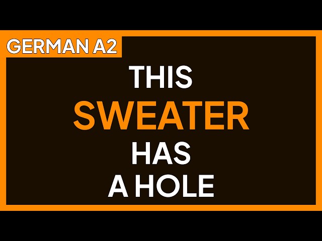 Return an Item in German: Phrases for a Refund or Exchange | German A2