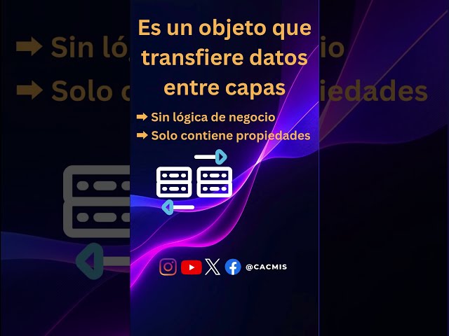 Qué es un DTO en .NET 🚀 | Explicado en 30 segundos