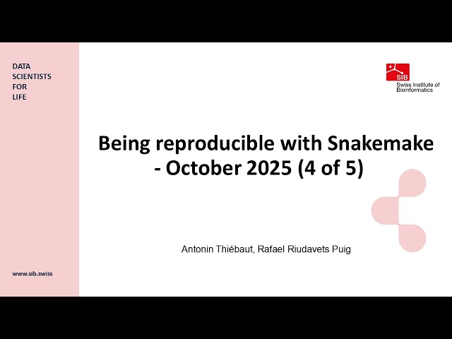 Being reproducible with Snakemake - October 2025 (4 of 5)