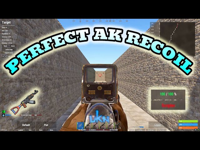 HOW TO GET PERFECT AK SPRAY IN RUST 2023