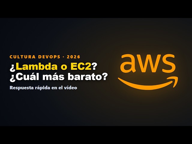 ¿Lambda o EC2? Cuál sale más barato en AWS (con la regla del punto de cruce)