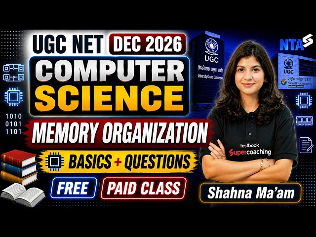UGC NET Computer Science Preparation 2026 | Memory Organization UGC NET Computer Science By Shahna
