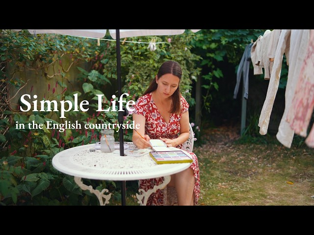 Endless Days of Summer - simple & slow living in the English countryside | painting, cozy life 🌿