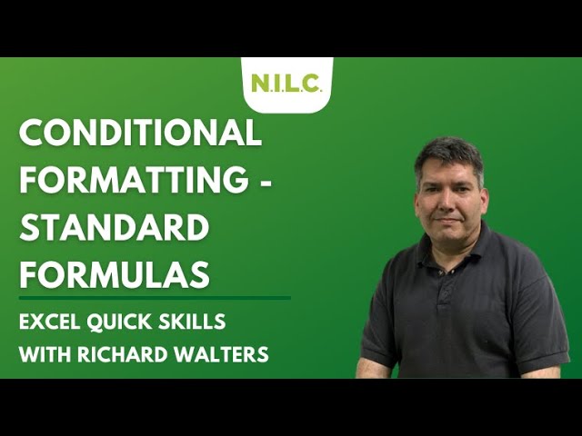 How to use standard formulas in conditional formatting in Microsoft Excel