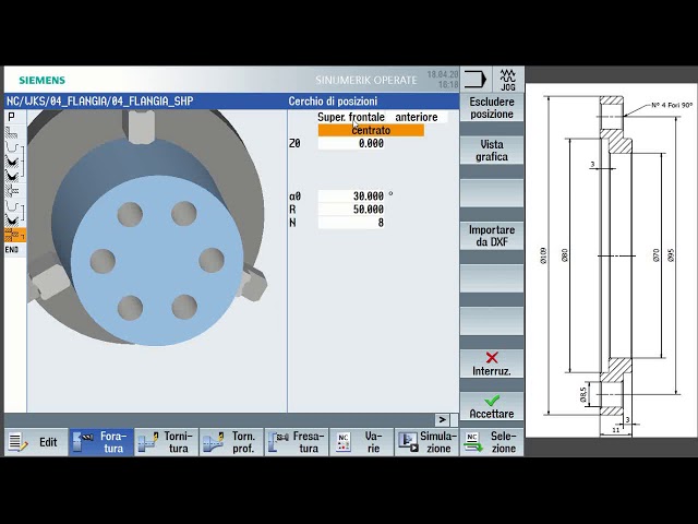 04.2.1_Flangia: Programmazione: Siemens ShopTurn